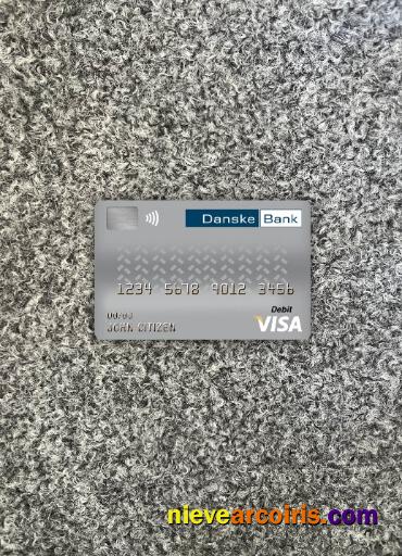 Denmark Danskebank visa debit card photolook